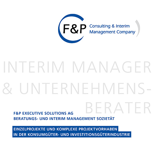 F&P Executive Solutions AG - Unternehmensbroschüre 2021