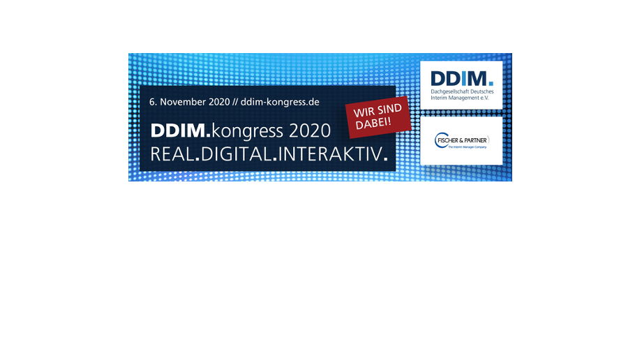 F&P ist Sponsor des DDIM.kongress 2020