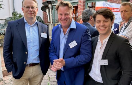 Sanierungskonferenz Heidelberg - Bernd Fischer, Moritz Jaeckle und Robert Richartz
